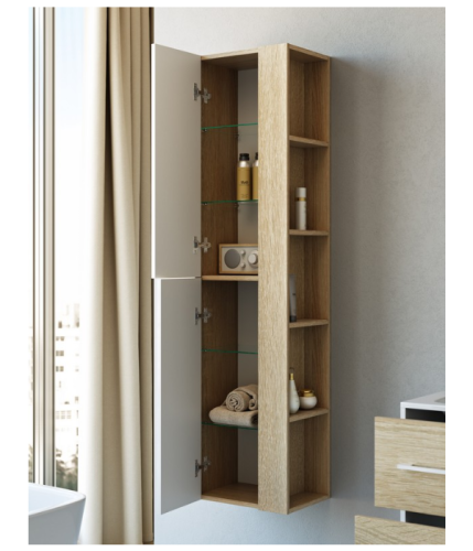 Пенал AQWELLA Miami 40 дуб сомна  Mai.05.04